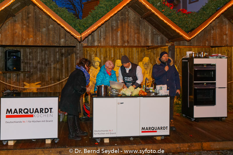 Promikochen auf dem Weihnachtsmarkt in Gotha