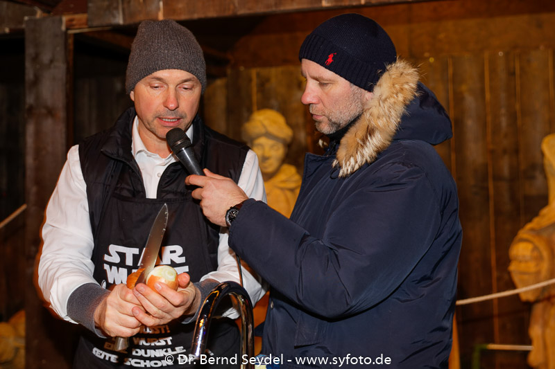 Promikochen auf dem Weihnachtsmarkt in Gotha