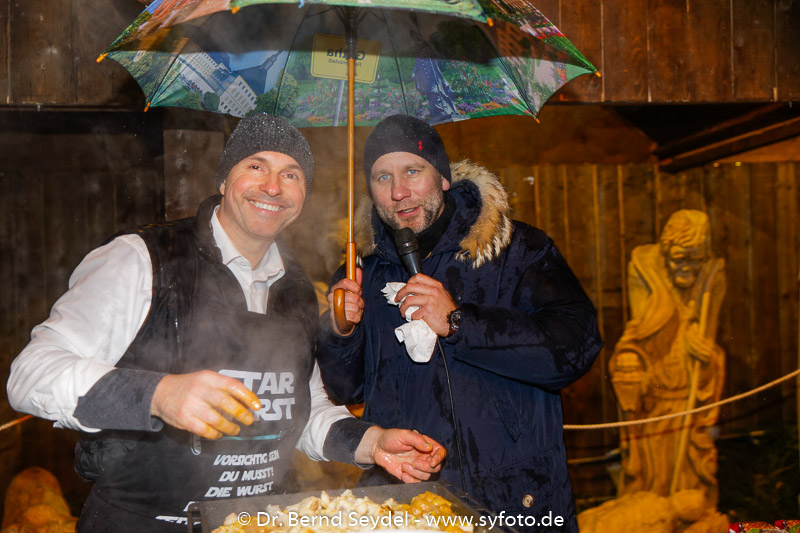 Promikochen auf dem Weihnachtsmarkt in Gotha